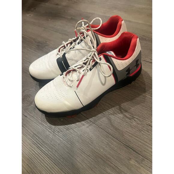 Under Armour JORDAN SPIETH Size- 6 Junior Youth Golf Shoes - Picture 1 of 6